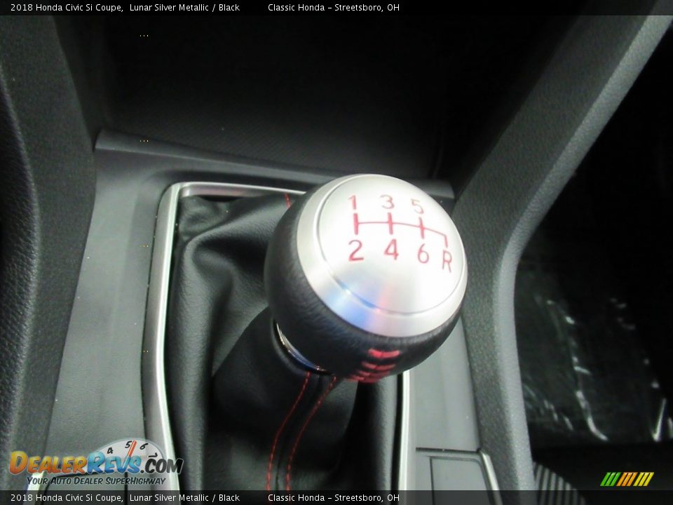 2018 Honda Civic Si Coupe Lunar Silver Metallic / Black Photo #28