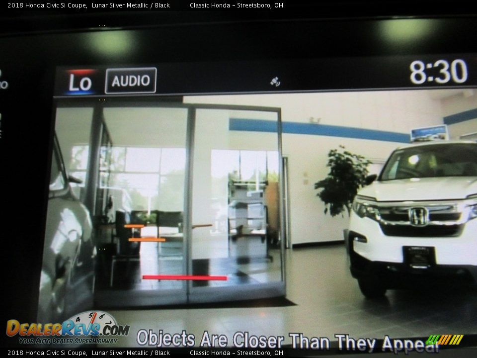 2018 Honda Civic Si Coupe Lunar Silver Metallic / Black Photo #30