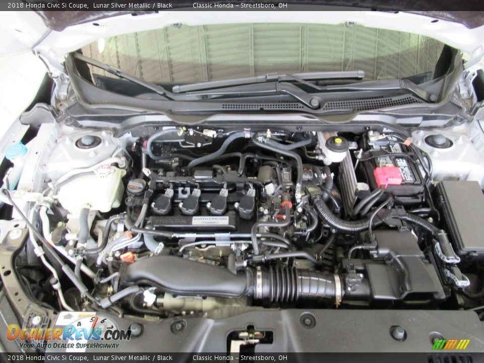 2018 Honda Civic Si Coupe Lunar Silver Metallic / Black Photo #33