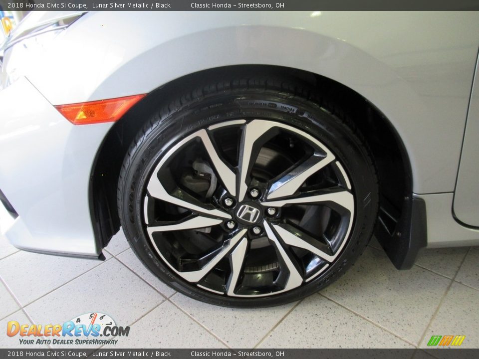 2018 Honda Civic Si Coupe Lunar Silver Metallic / Black Photo #34