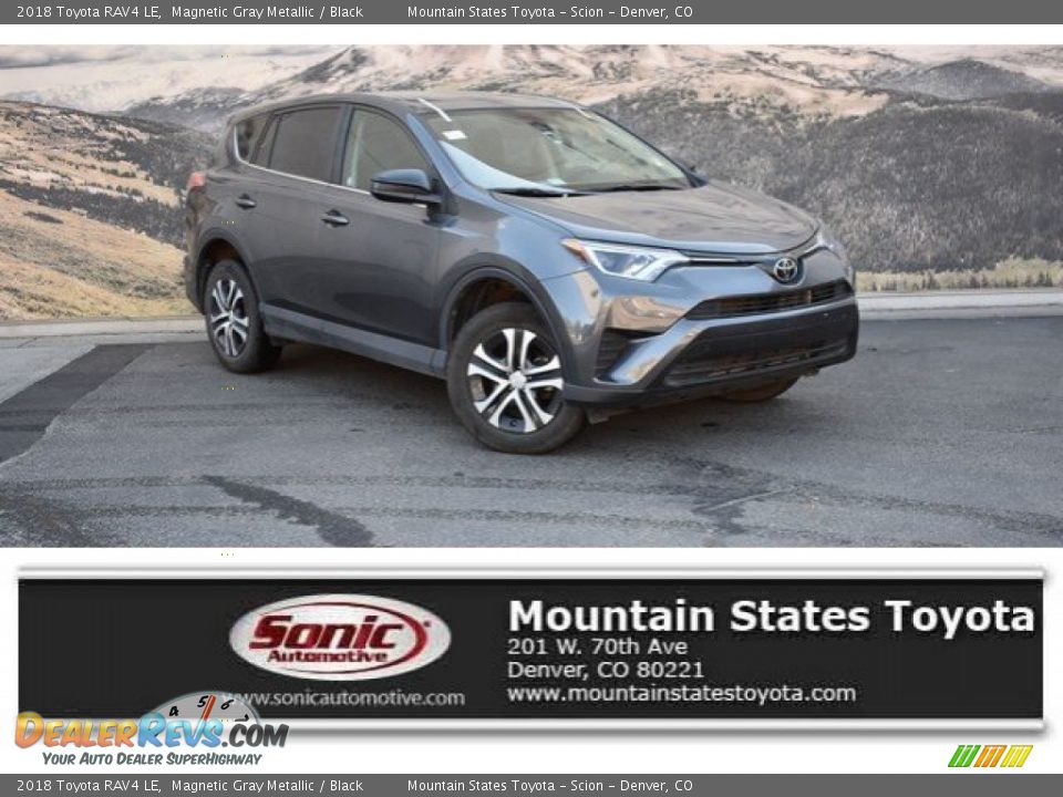 2018 Toyota RAV4 LE Magnetic Gray Metallic / Black Photo #1