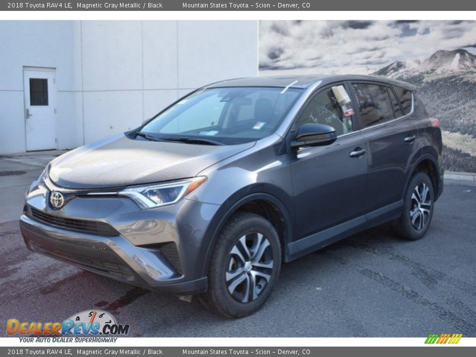 2018 Toyota RAV4 LE Magnetic Gray Metallic / Black Photo #2