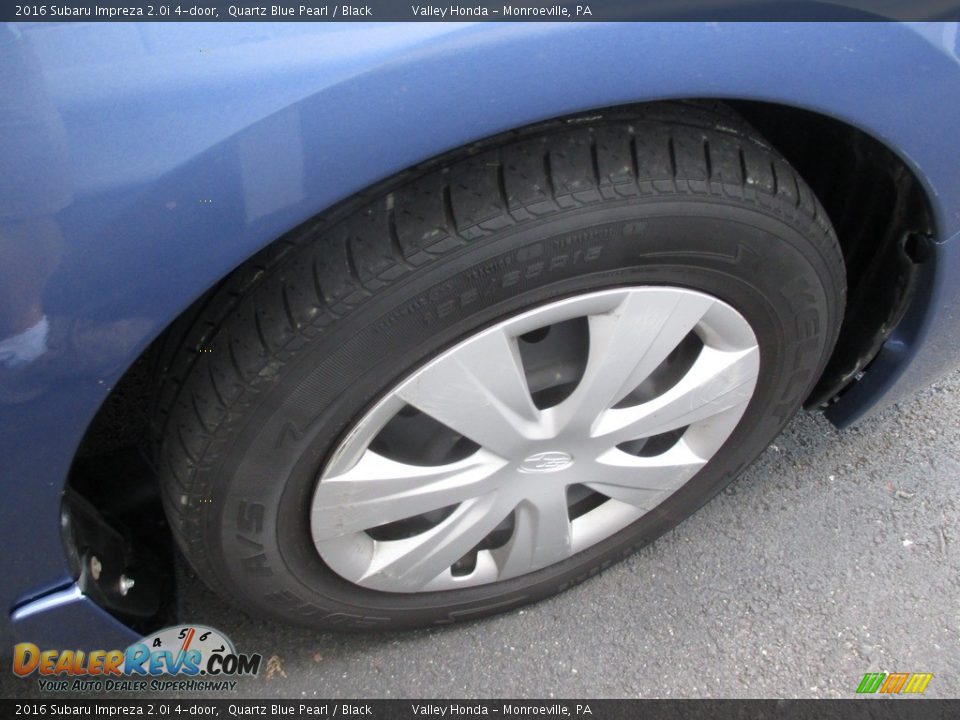 2016 Subaru Impreza 2.0i 4-door Quartz Blue Pearl / Black Photo #7