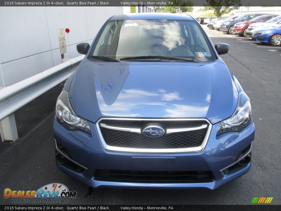 2016 Subaru Impreza 2.0i 4-door Quartz Blue Pearl / Black Photo #9