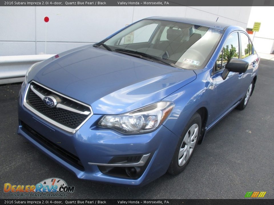 2016 Subaru Impreza 2.0i 4-door Quartz Blue Pearl / Black Photo #10