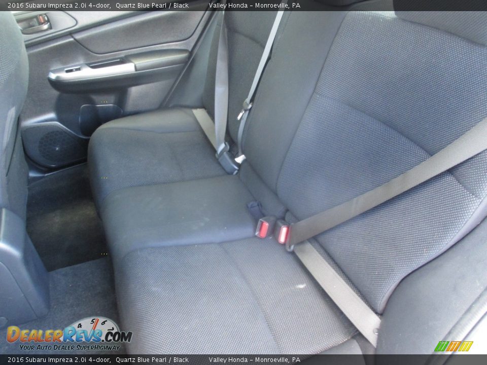 2016 Subaru Impreza 2.0i 4-door Quartz Blue Pearl / Black Photo #13