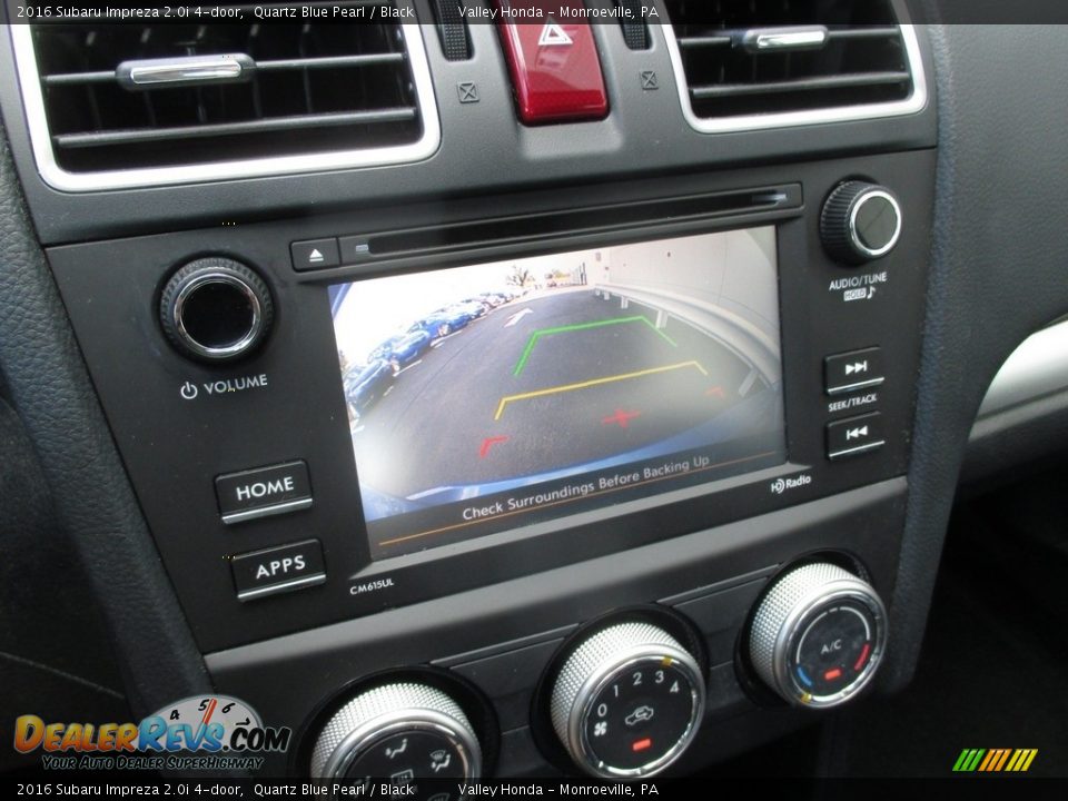 2016 Subaru Impreza 2.0i 4-door Quartz Blue Pearl / Black Photo #17