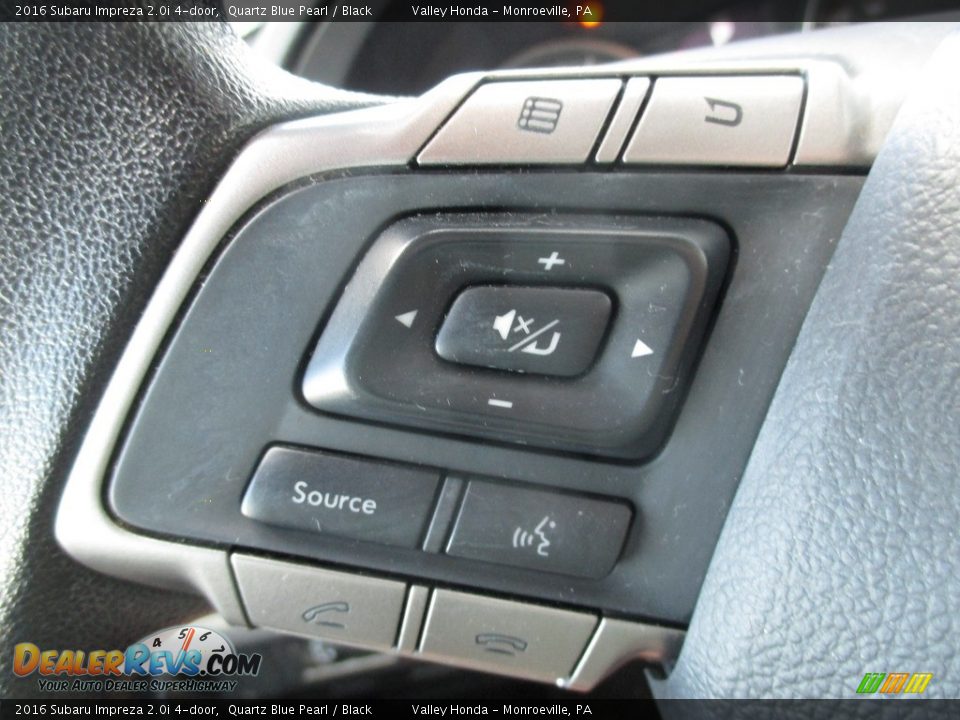 2016 Subaru Impreza 2.0i 4-door Quartz Blue Pearl / Black Photo #18