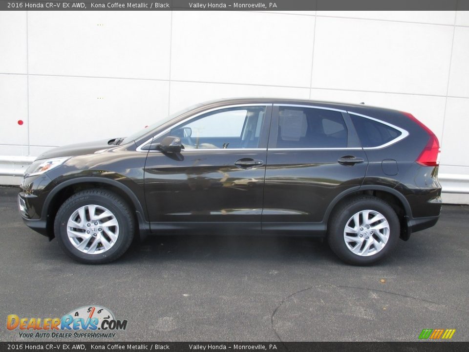 2016 Honda CR-V EX AWD Kona Coffee Metallic / Black Photo #2