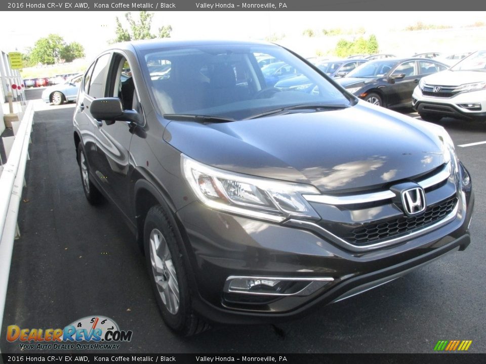 2016 Honda CR-V EX AWD Kona Coffee Metallic / Black Photo #7