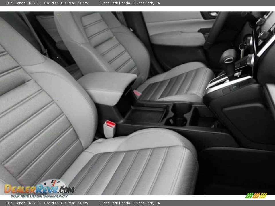 2019 Honda CR-V LX Obsidian Blue Pearl / Gray Photo #30