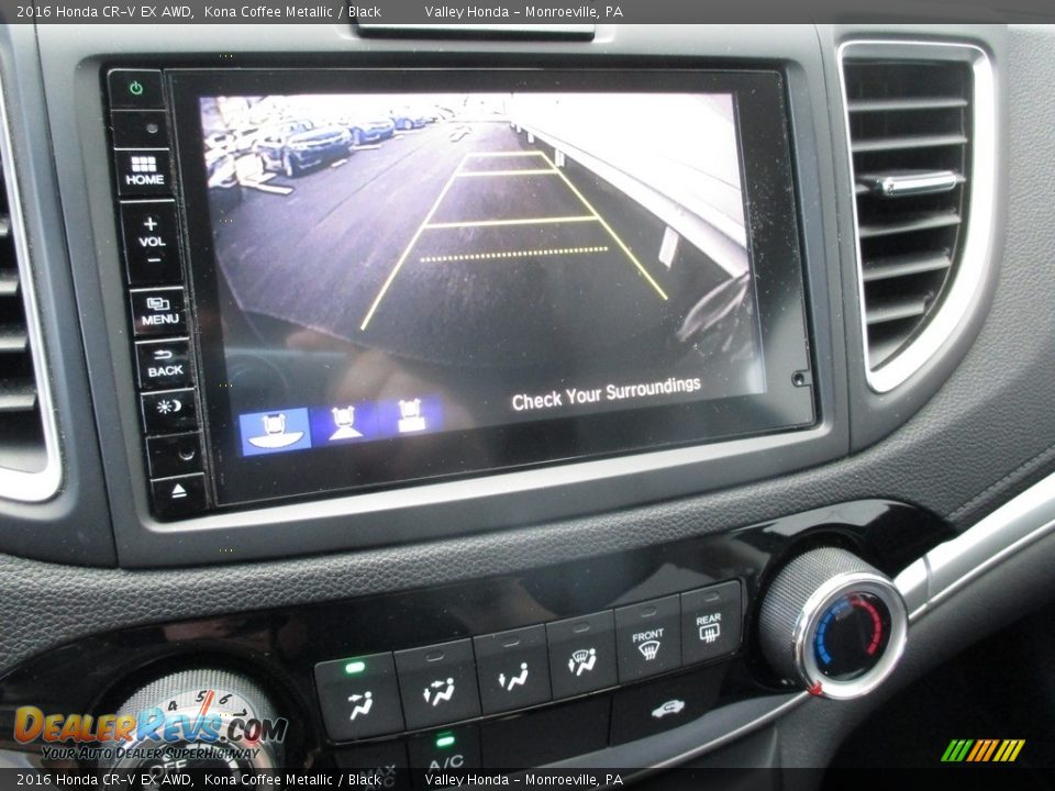 2016 Honda CR-V EX AWD Kona Coffee Metallic / Black Photo #16