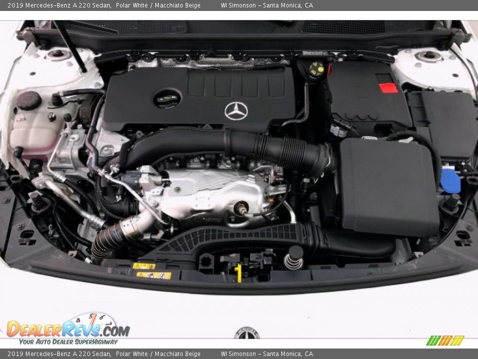 2019 Mercedes-Benz A 220 Sedan Polar White / Macchiato Beige Photo #8