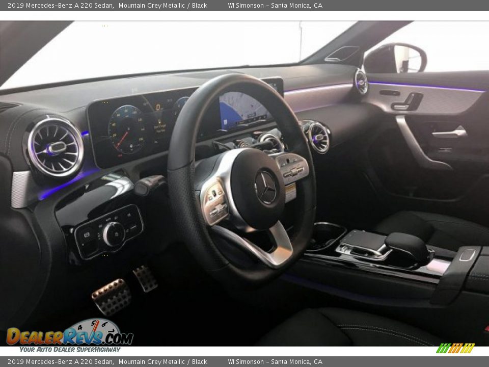 2019 Mercedes-Benz A 220 Sedan Mountain Grey Metallic / Black Photo #4