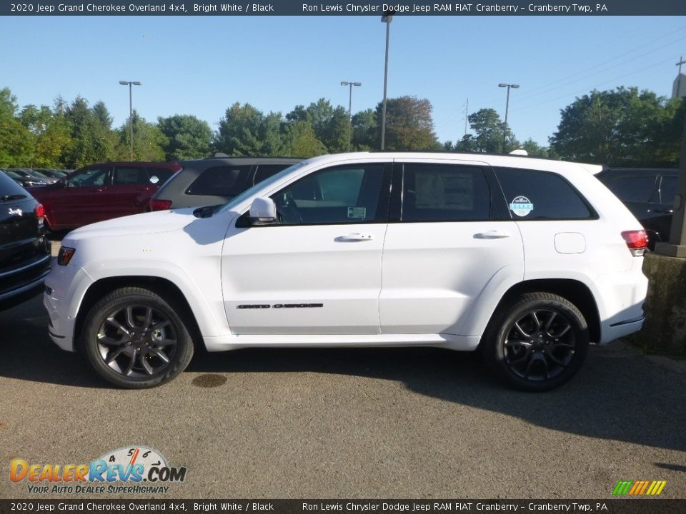 2020 Jeep Grand Cherokee Overland 4x4 Bright White / Black Photo #2