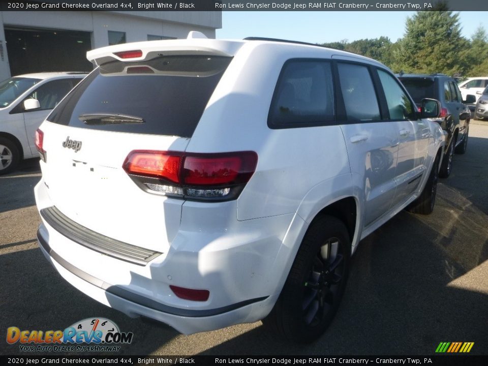 2020 Jeep Grand Cherokee Overland 4x4 Bright White / Black Photo #4