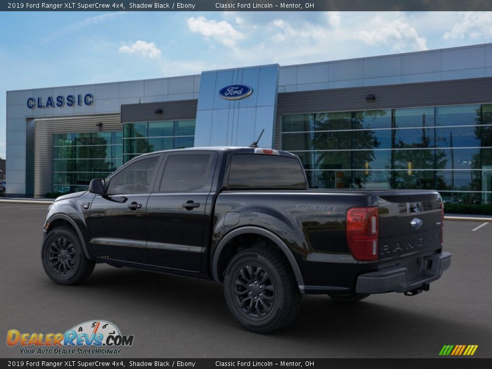 2019 Ford Ranger XLT SuperCrew 4x4 Shadow Black / Ebony Photo #4