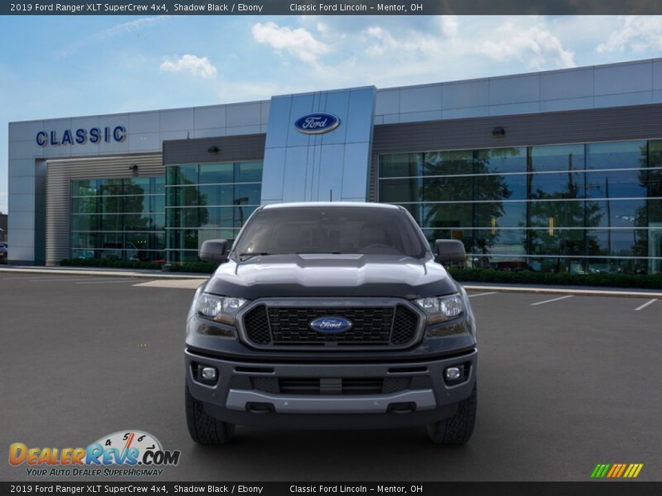 2019 Ford Ranger XLT SuperCrew 4x4 Shadow Black / Ebony Photo #6