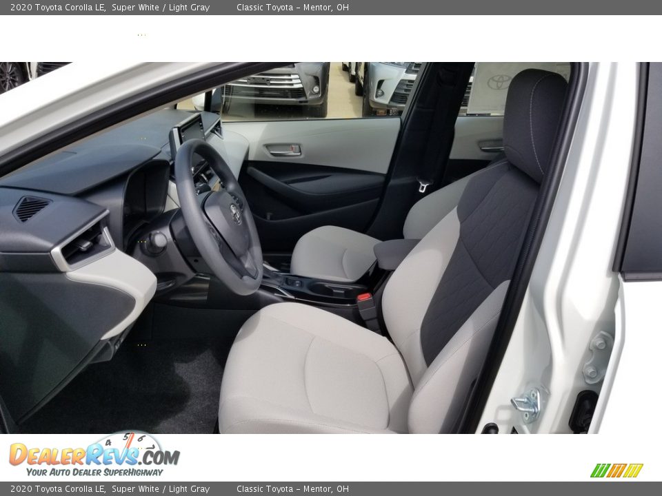 2020 Toyota Corolla LE Super White / Light Gray Photo #2