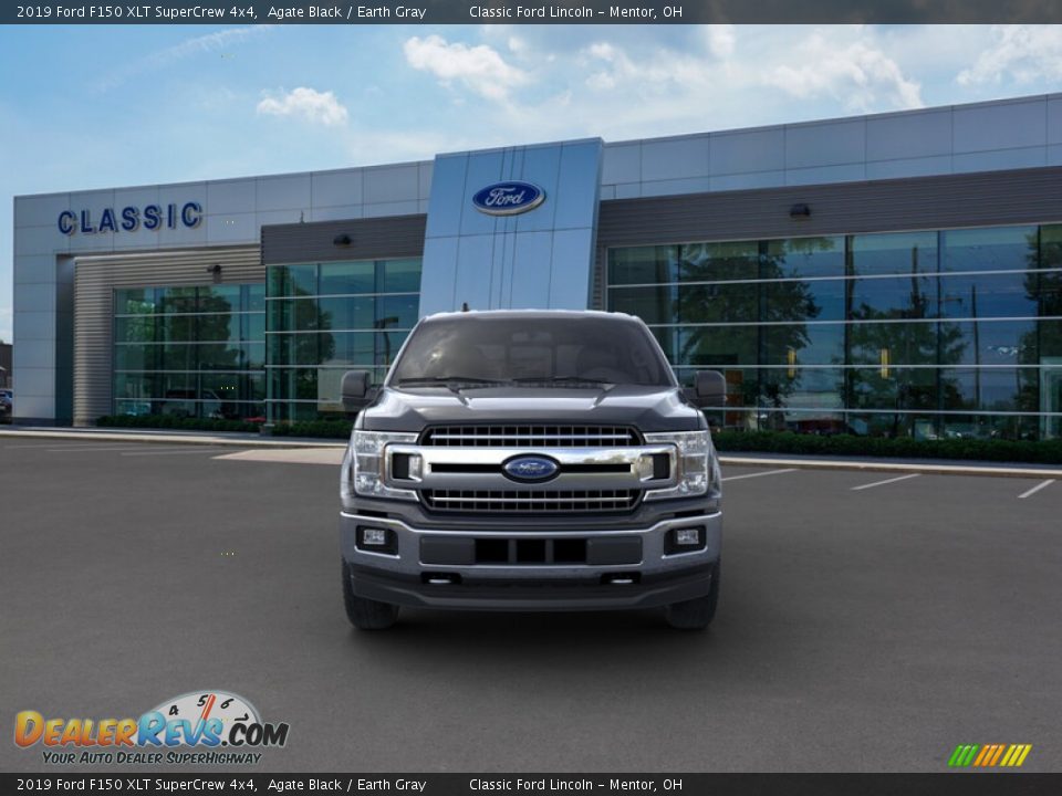 2019 Ford F150 XLT SuperCrew 4x4 Agate Black / Earth Gray Photo #6