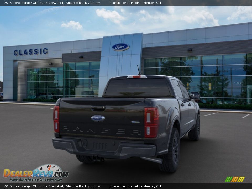 2019 Ford Ranger XLT SuperCrew 4x4 Shadow Black / Ebony Photo #8