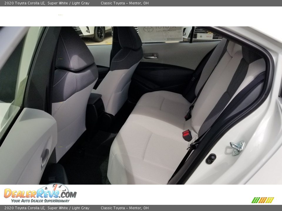 2020 Toyota Corolla LE Super White / Light Gray Photo #3