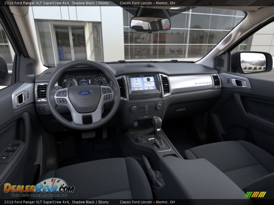 2019 Ford Ranger XLT SuperCrew 4x4 Shadow Black / Ebony Photo #9