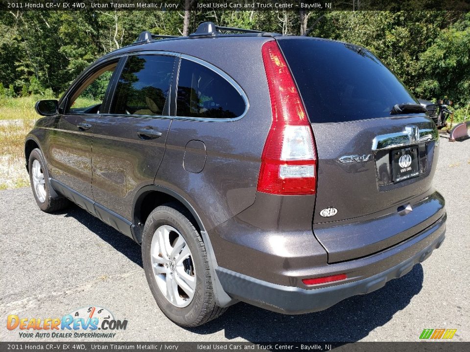 2011 Honda CR-V EX 4WD Urban Titanium Metallic / Ivory Photo #3