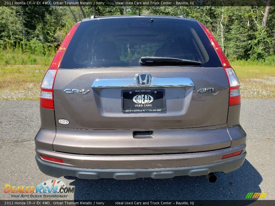 2011 Honda CR-V EX 4WD Urban Titanium Metallic / Ivory Photo #4