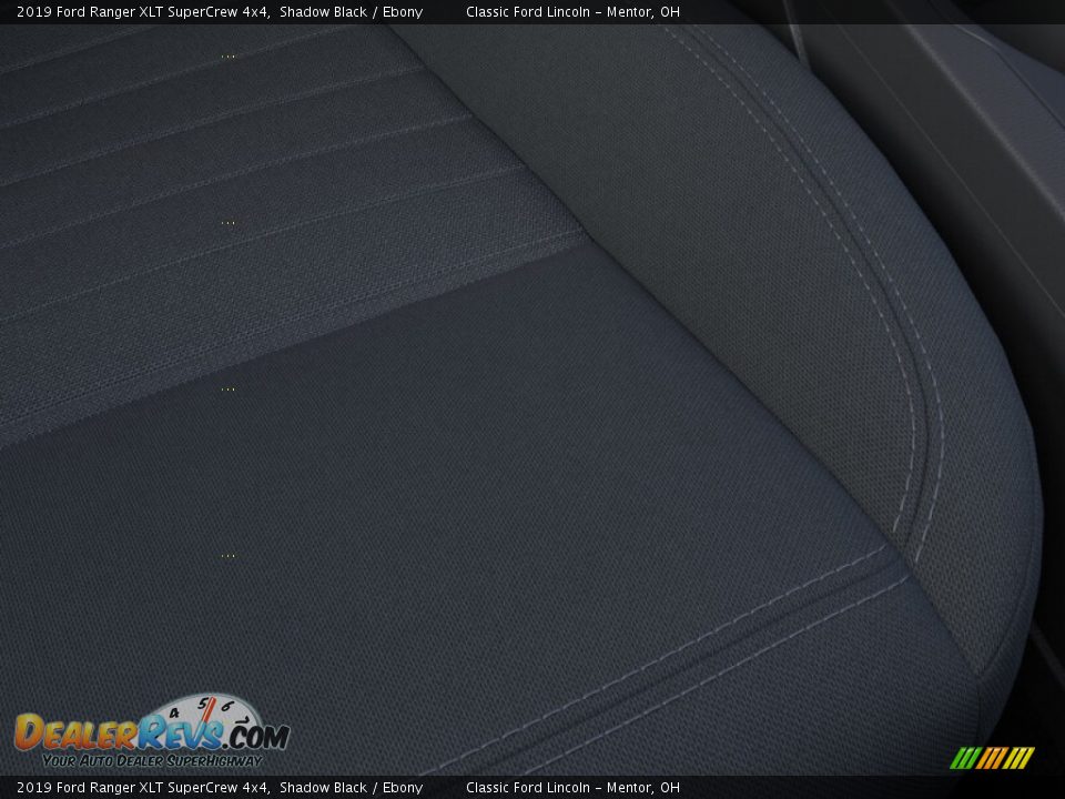 2019 Ford Ranger XLT SuperCrew 4x4 Shadow Black / Ebony Photo #16