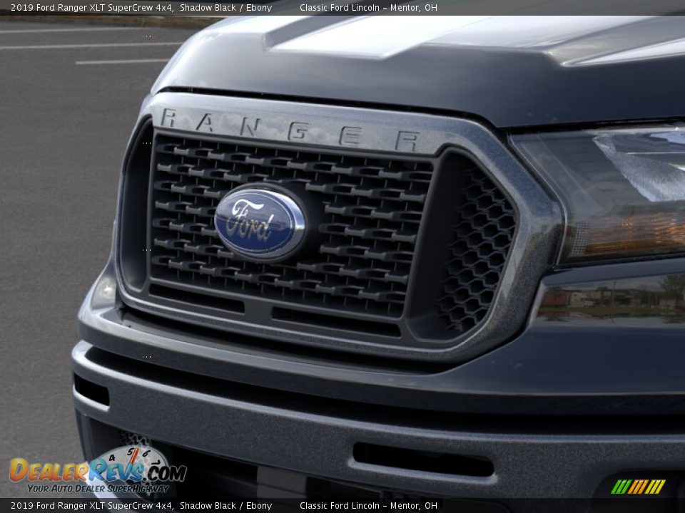 2019 Ford Ranger XLT SuperCrew 4x4 Shadow Black / Ebony Photo #17