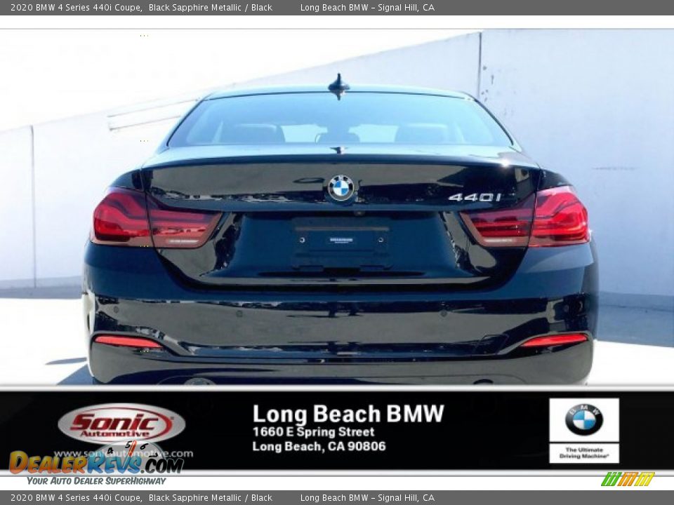 2020 BMW 4 Series 440i Coupe Black Sapphire Metallic / Black Photo #3