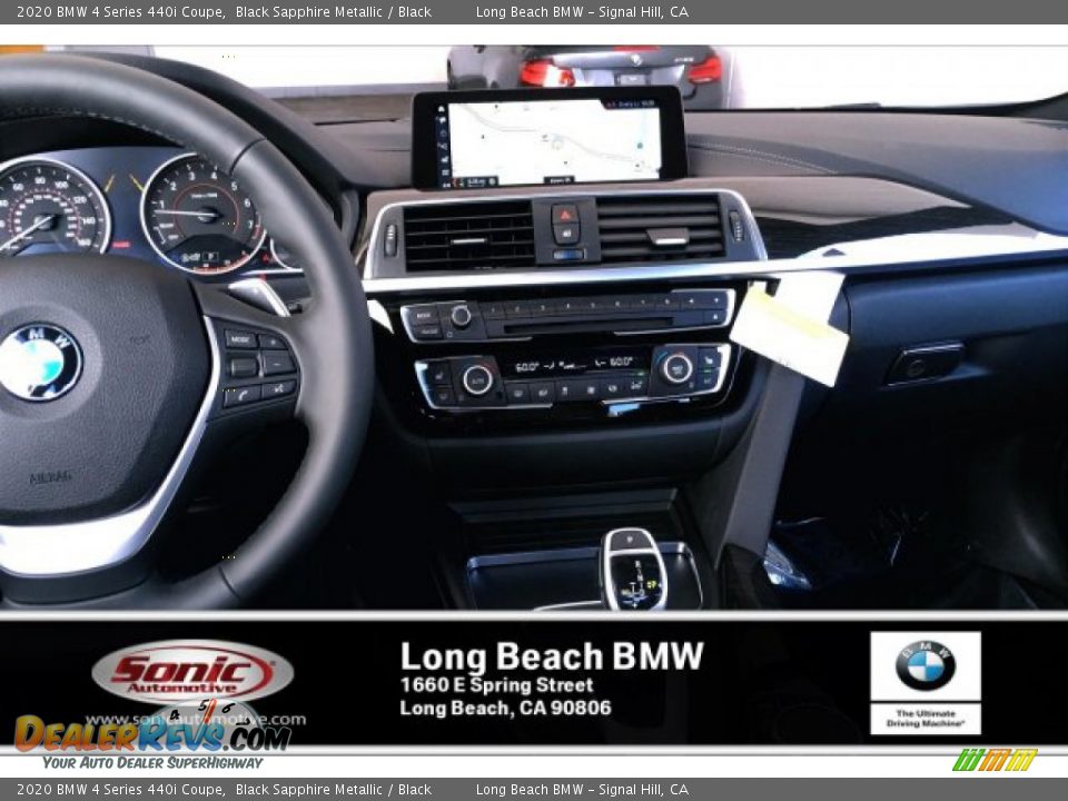 2020 BMW 4 Series 440i Coupe Black Sapphire Metallic / Black Photo #5