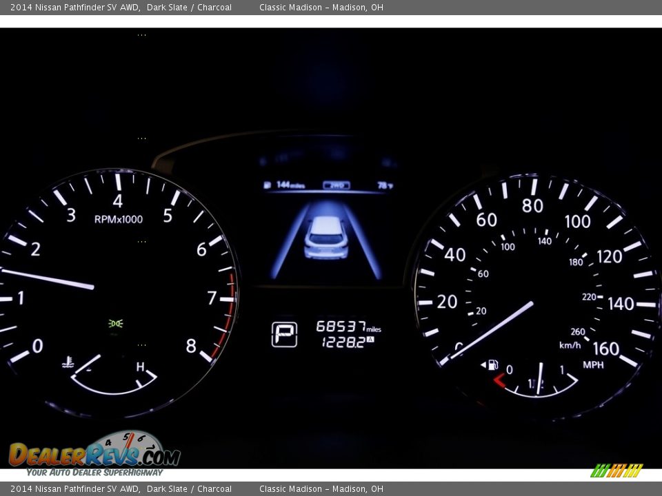 2014 Nissan Pathfinder SV AWD Dark Slate / Charcoal Photo #7