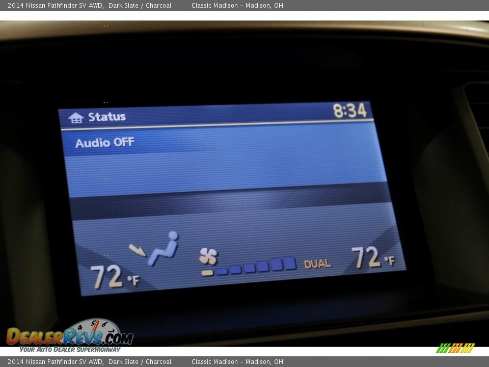 2014 Nissan Pathfinder SV AWD Dark Slate / Charcoal Photo #10