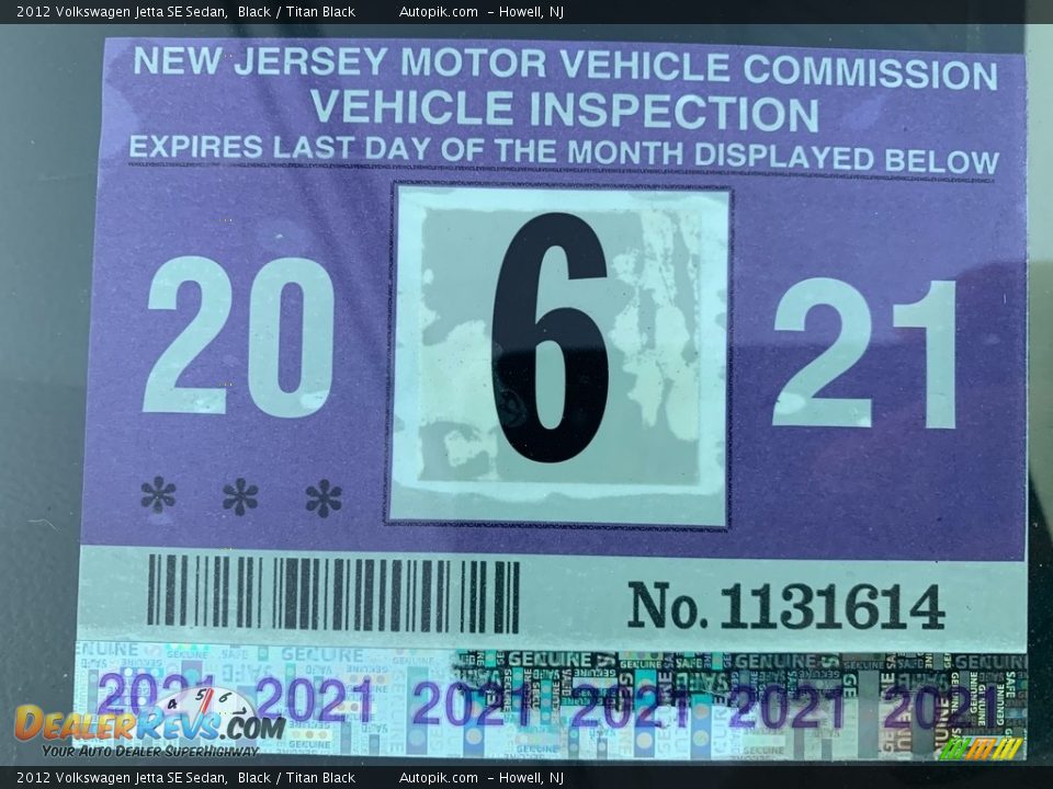 2012 Volkswagen Jetta SE Sedan Black / Titan Black Photo #9