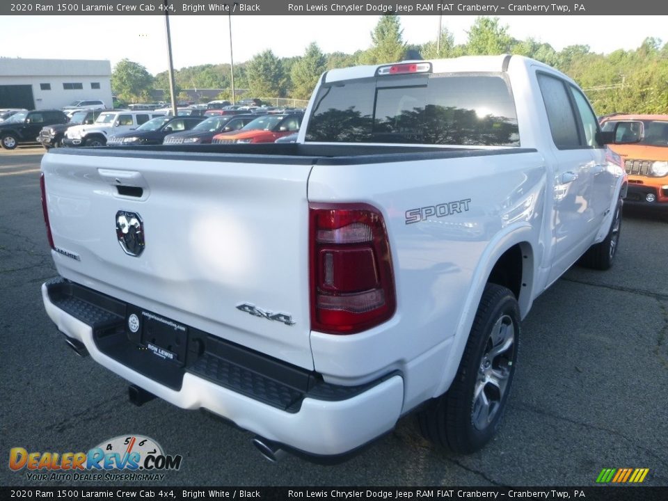 2020 Ram 1500 Laramie Crew Cab 4x4 Bright White / Black Photo #5