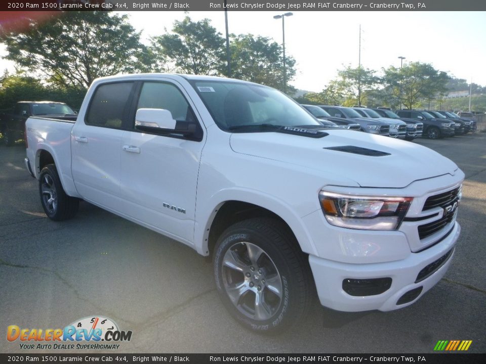 2020 Ram 1500 Laramie Crew Cab 4x4 Bright White / Black Photo #7