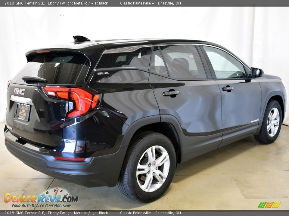 2018 GMC Terrain SLE Ebony Twilight Metallic / ­Jet Black Photo #2
