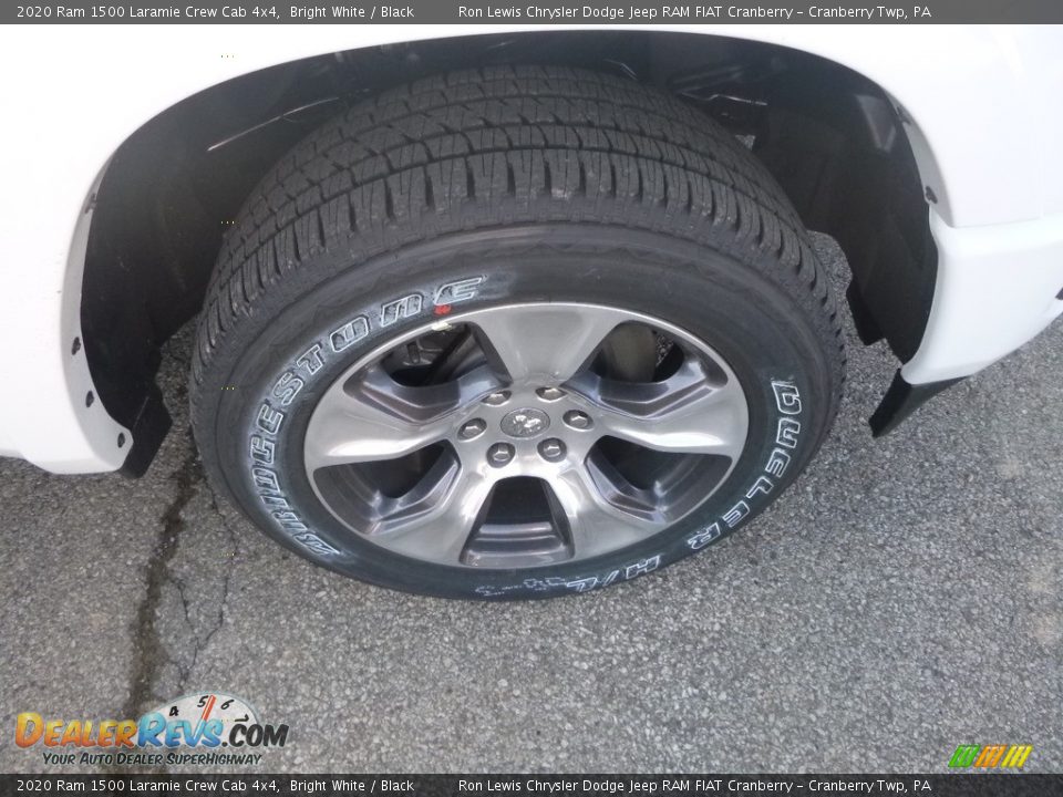 2020 Ram 1500 Laramie Crew Cab 4x4 Bright White / Black Photo #8