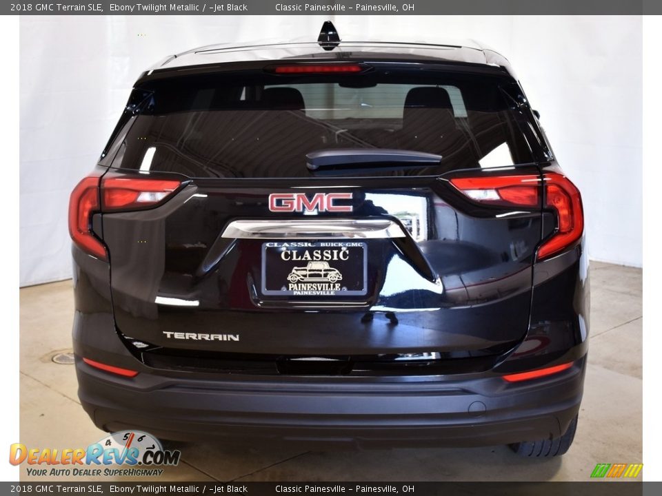 2018 GMC Terrain SLE Ebony Twilight Metallic / ­Jet Black Photo #3