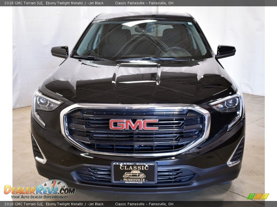 2018 GMC Terrain SLE Ebony Twilight Metallic / ­Jet Black Photo #4