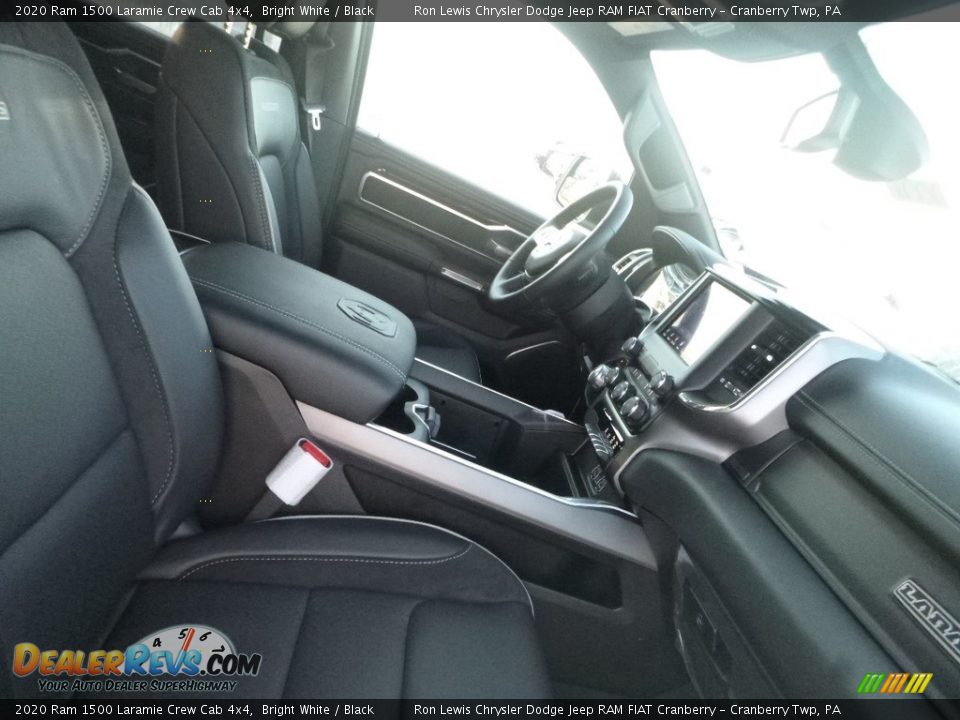 2020 Ram 1500 Laramie Crew Cab 4x4 Bright White / Black Photo #9