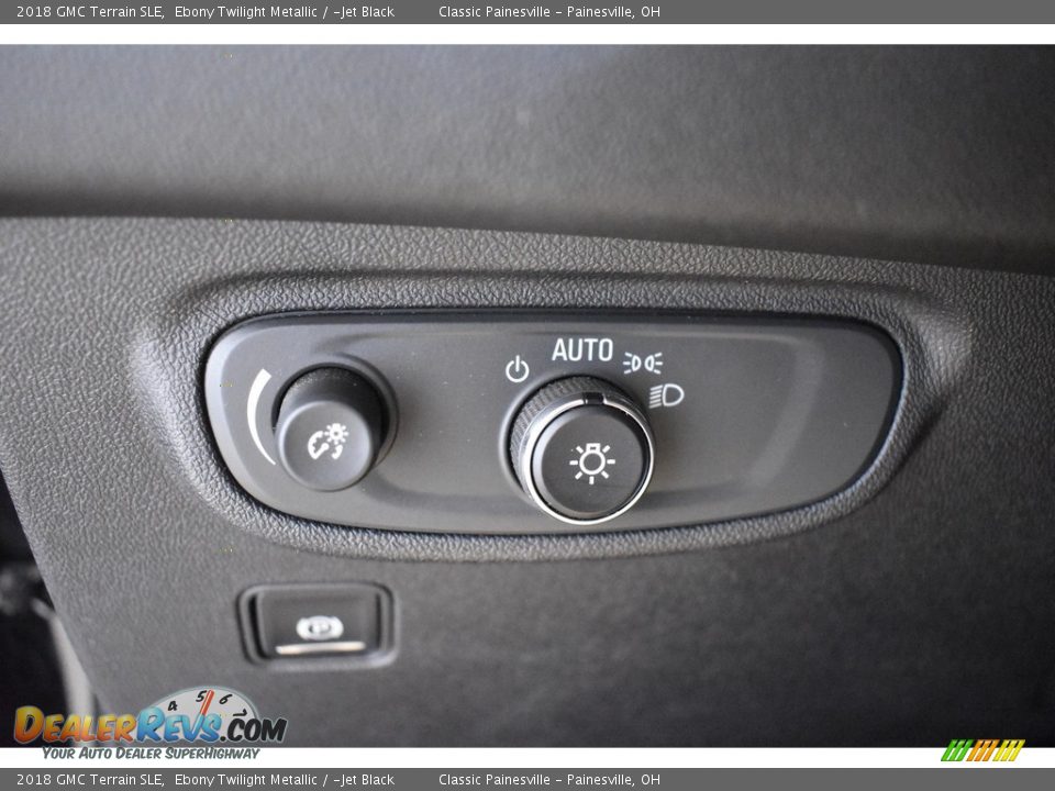 2018 GMC Terrain SLE Ebony Twilight Metallic / ­Jet Black Photo #11