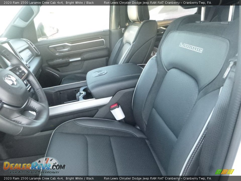 2020 Ram 1500 Laramie Crew Cab 4x4 Bright White / Black Photo #13
