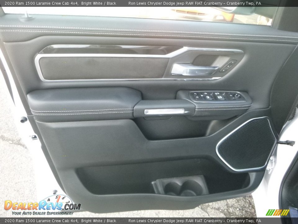 2020 Ram 1500 Laramie Crew Cab 4x4 Bright White / Black Photo #14