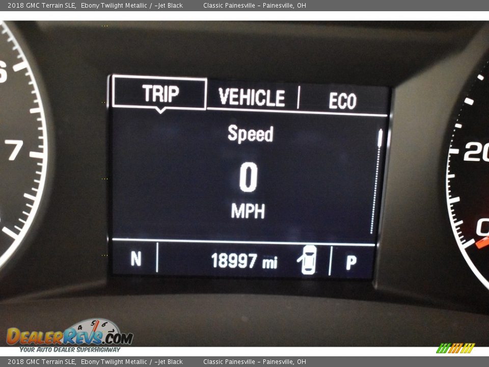 2018 GMC Terrain SLE Ebony Twilight Metallic / ­Jet Black Photo #15