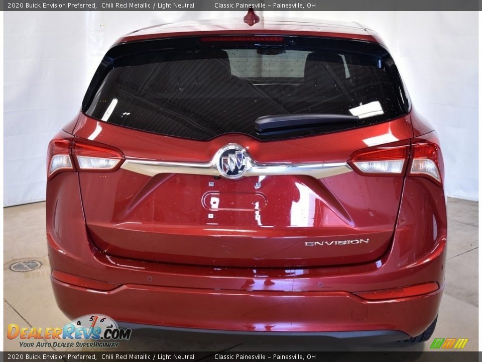 2020 Buick Envision Preferred Chili Red Metallic / Light Neutral Photo #3