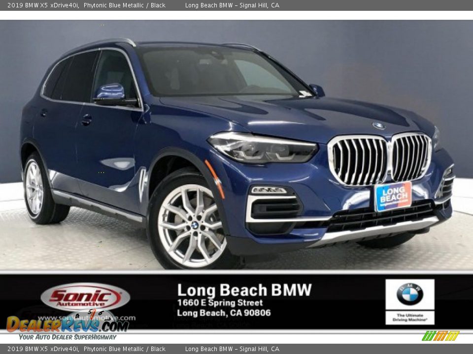 2019 BMW X5 xDrive40i Phytonic Blue Metallic / Black Photo #1