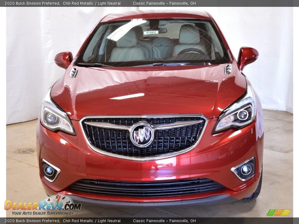 2020 Buick Envision Preferred Chili Red Metallic / Light Neutral Photo #4